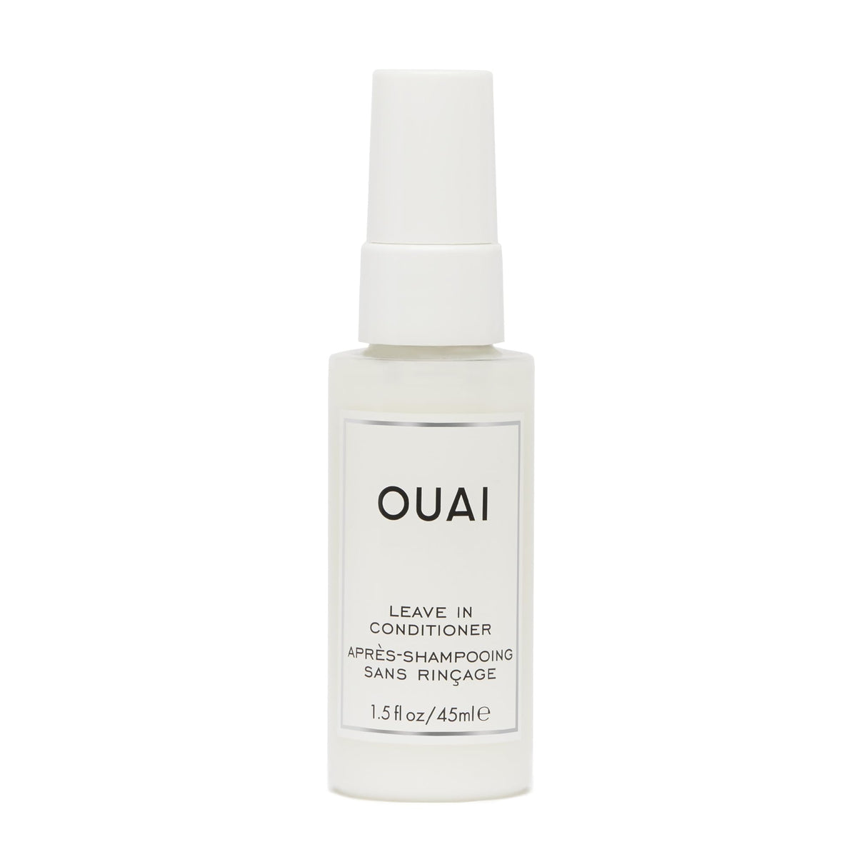 OUAI Leave In Conditioner & Heat Protectant for Hair - Prep Hair for Styling or Use as Detangling Spray to Fight Frizz & Flyaways - No Parabens, Sulfates or Phthalates (4.7 oz)